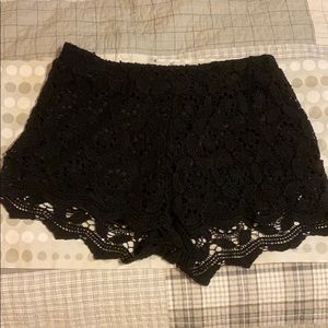 Lace shorts